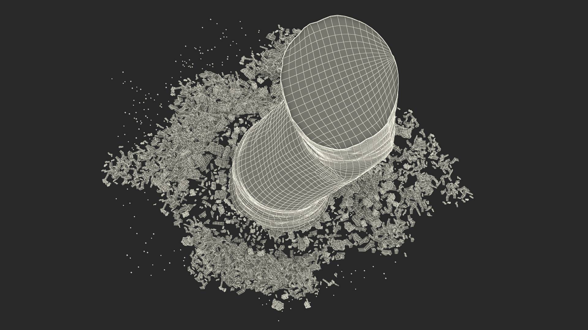 Extinguished Cigarette Butt 3D