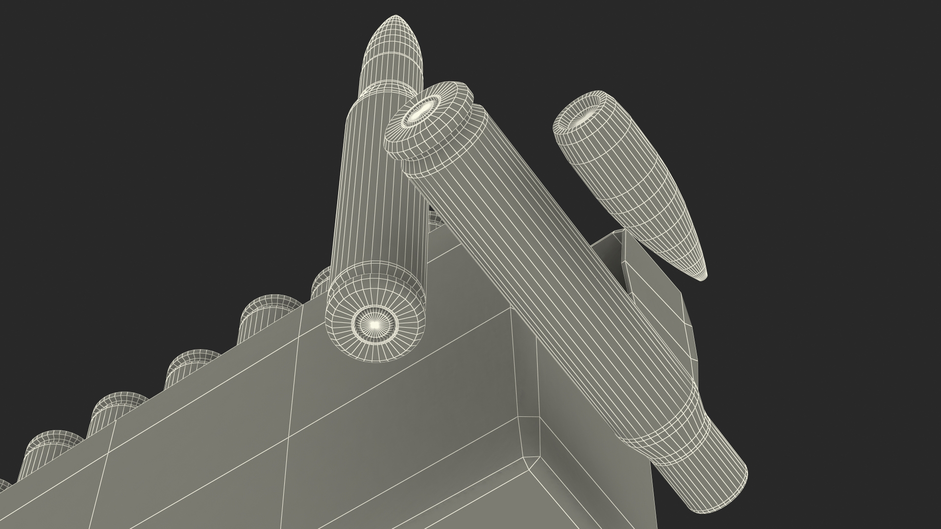 3D Box of 7_62x51mm NATO Rounds model