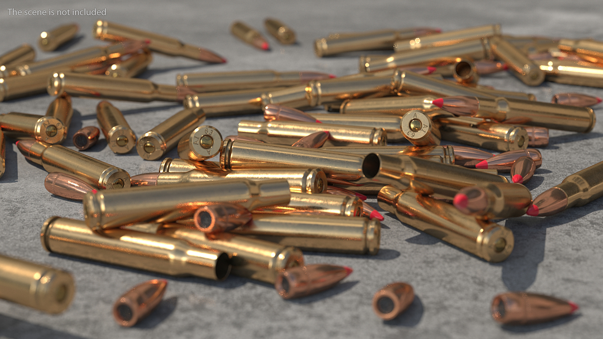 3D Box of 7_62x51mm NATO Rounds model