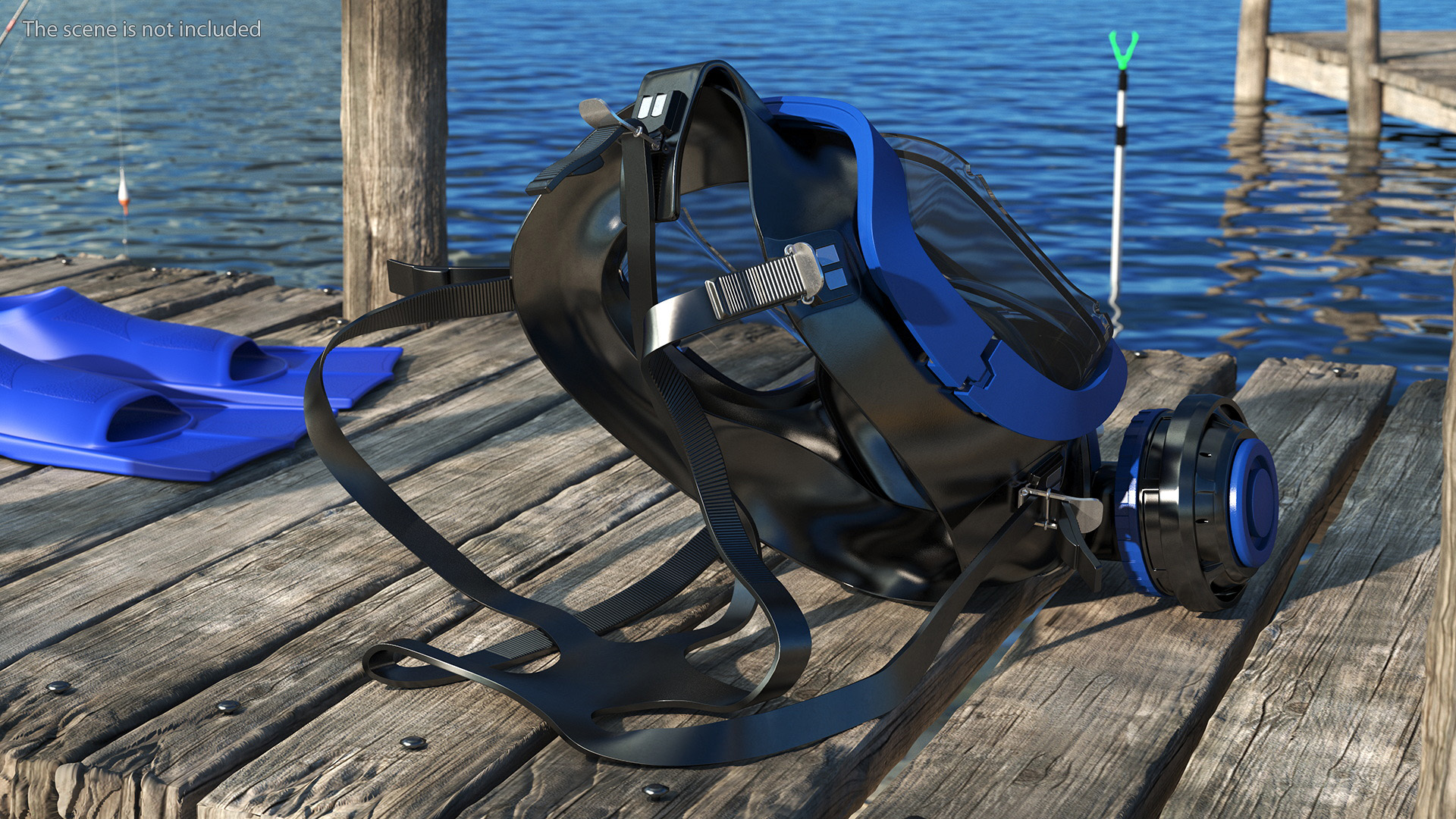 3D model Full Face Scuba Mask