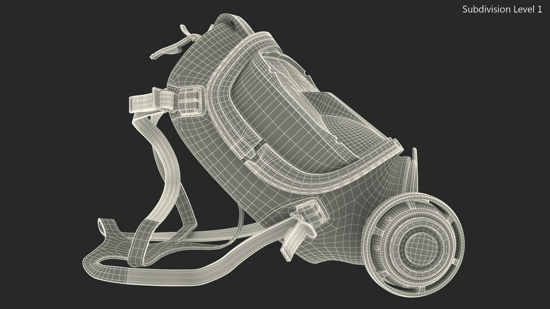 3D model Full Face Scuba Mask