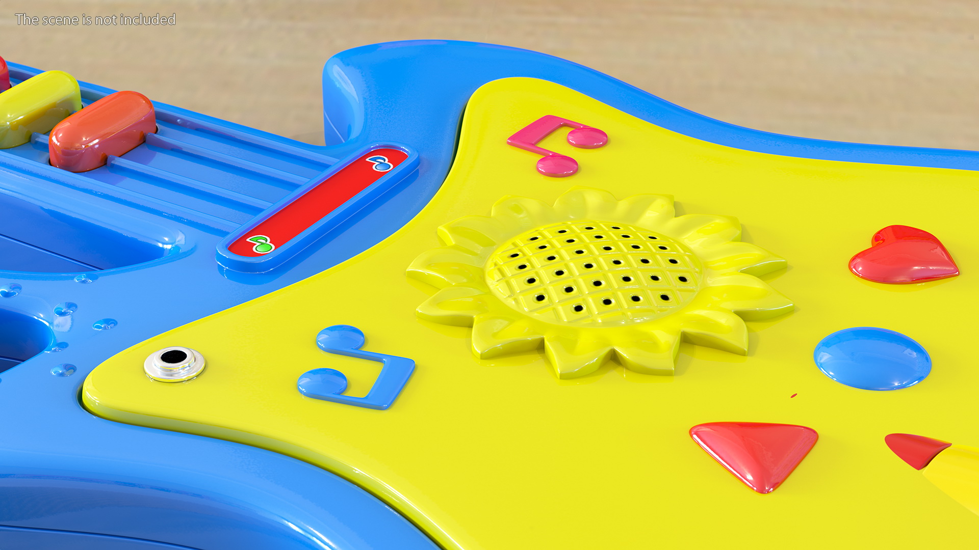 Kids Toy Electric Guitar 3D model