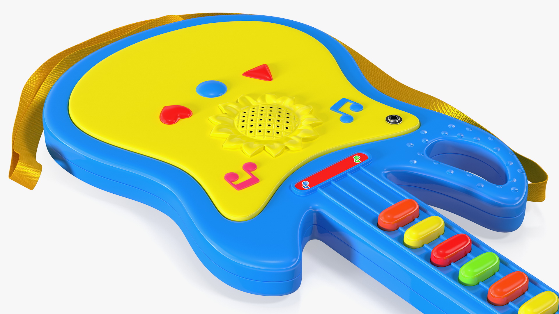 Kids Toy Electric Guitar 3D model