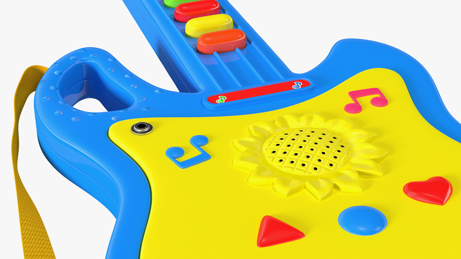 Kids Toy Electric Guitar 3D model