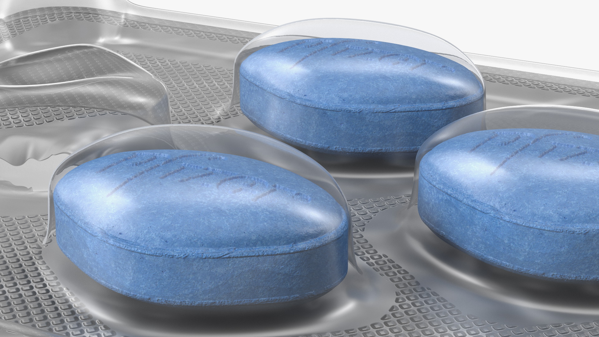 Viagra Blister Pack Open 3D model