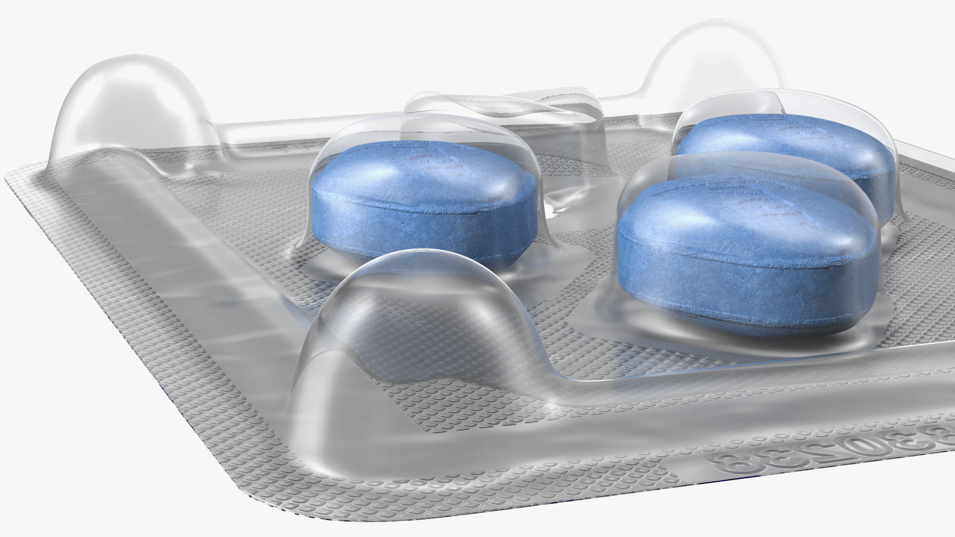 Viagra Blister Pack Open 3D model