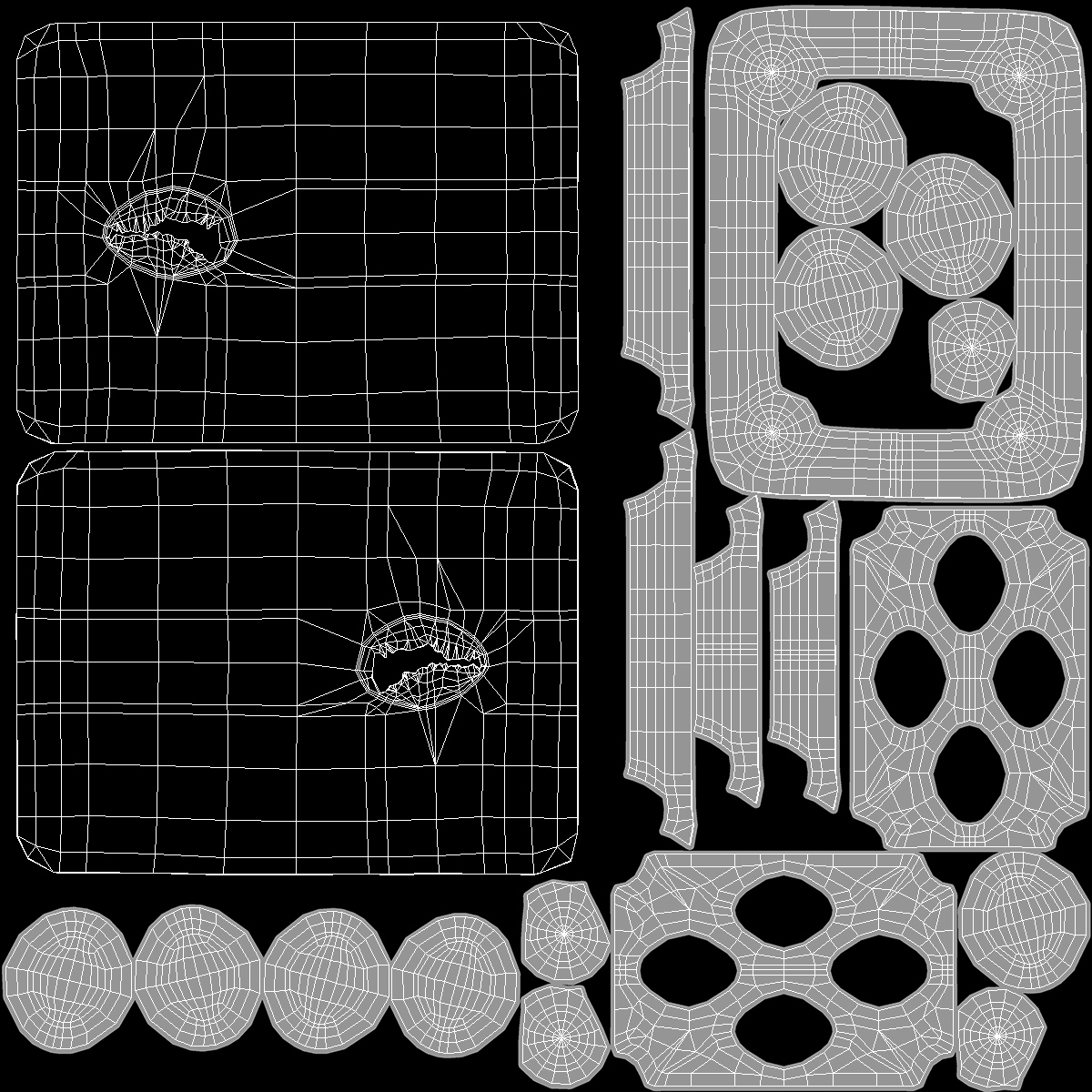 Viagra Blister Pack Open 3D model