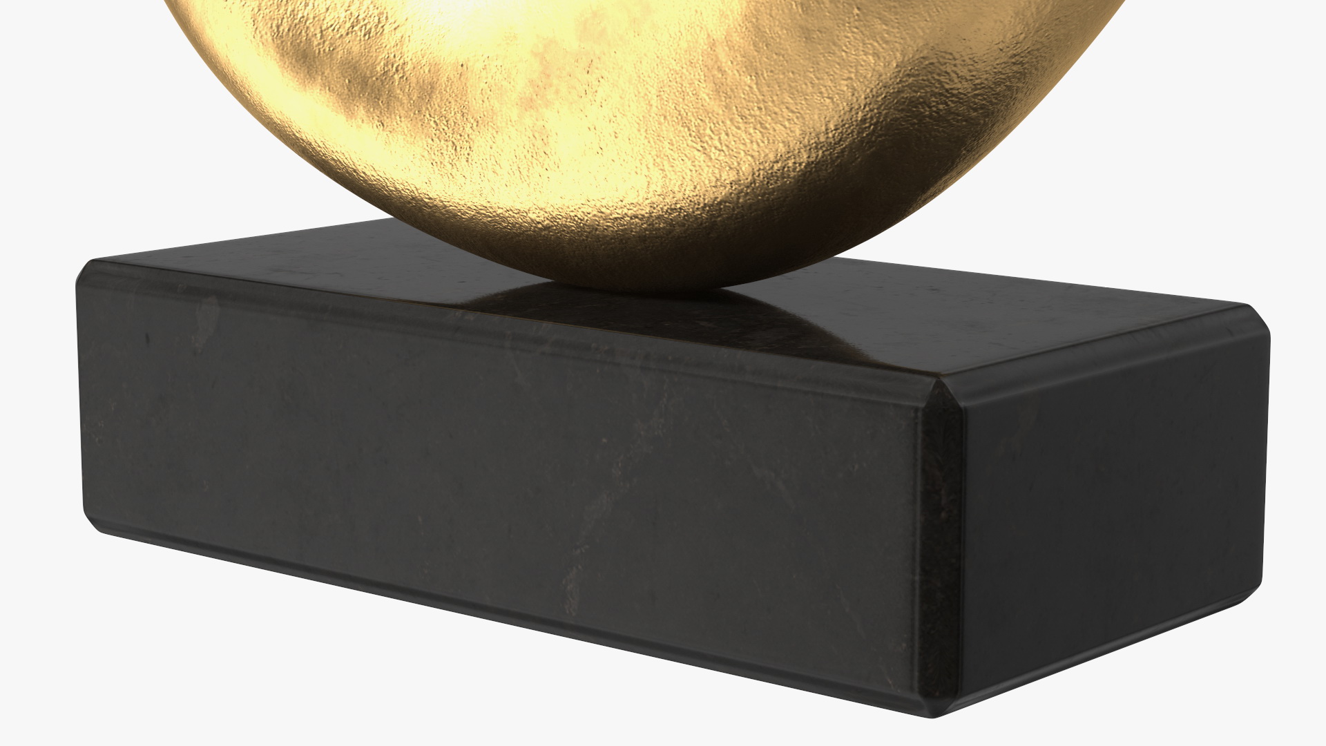 3D Golden Abstract Modern Sculpture Home Decoration model