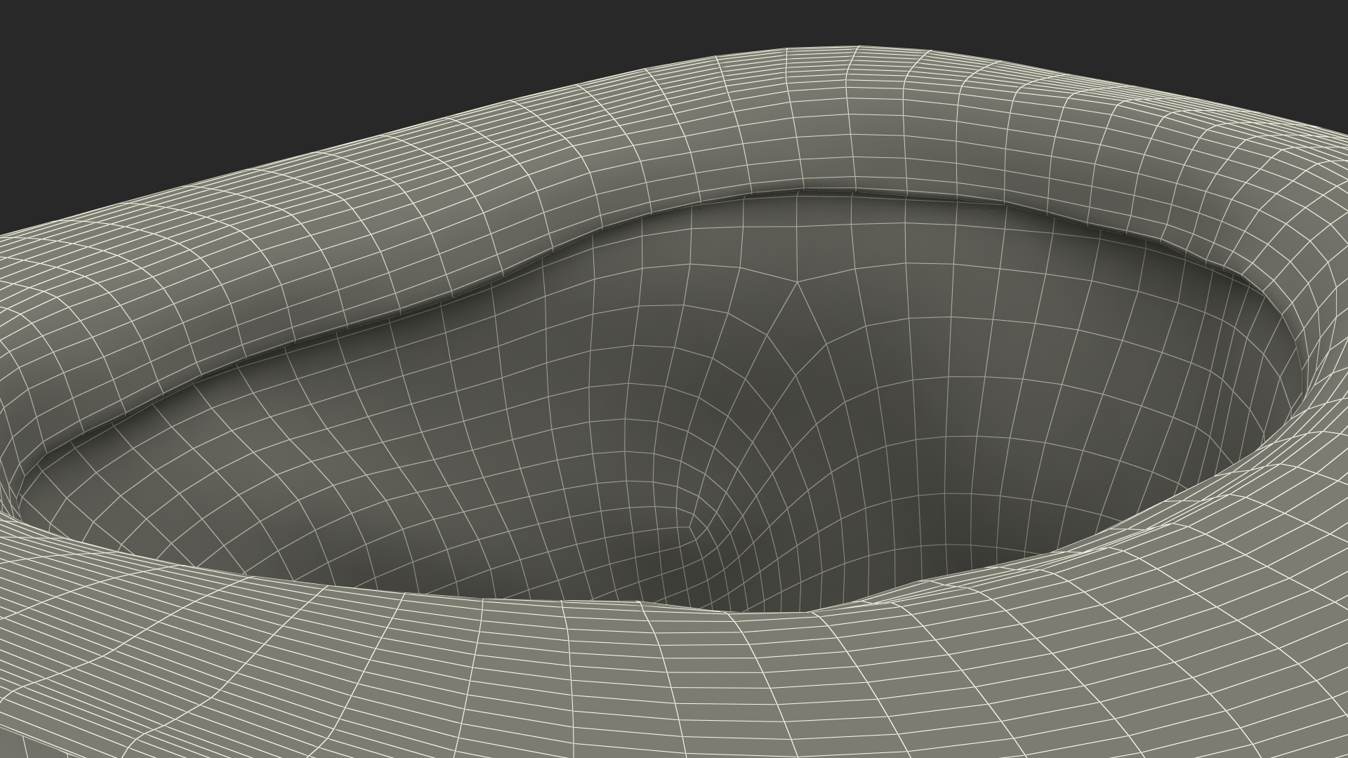 Grey Hat with Bow 3D