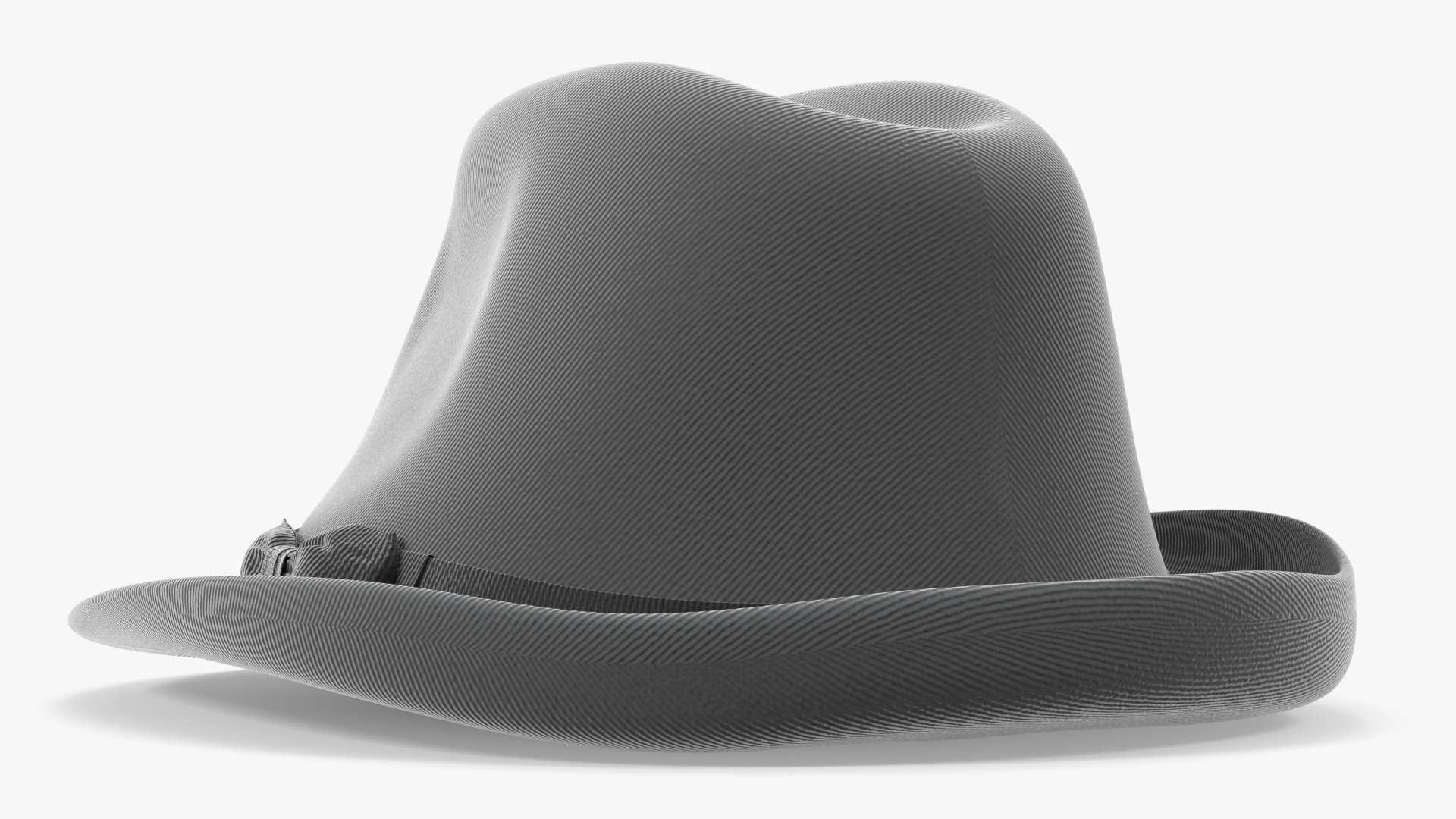 Grey Hat with Bow 3D