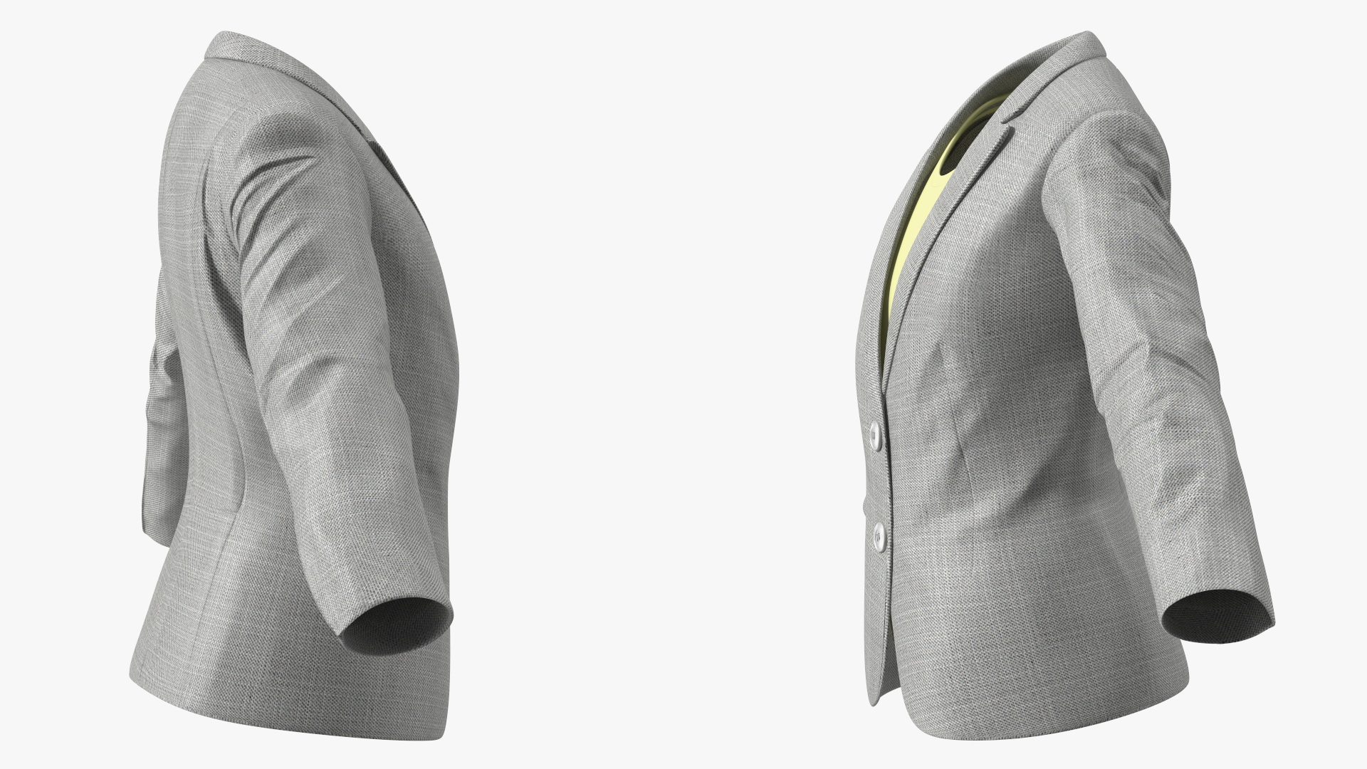 3D Ladies Suit Jacket model