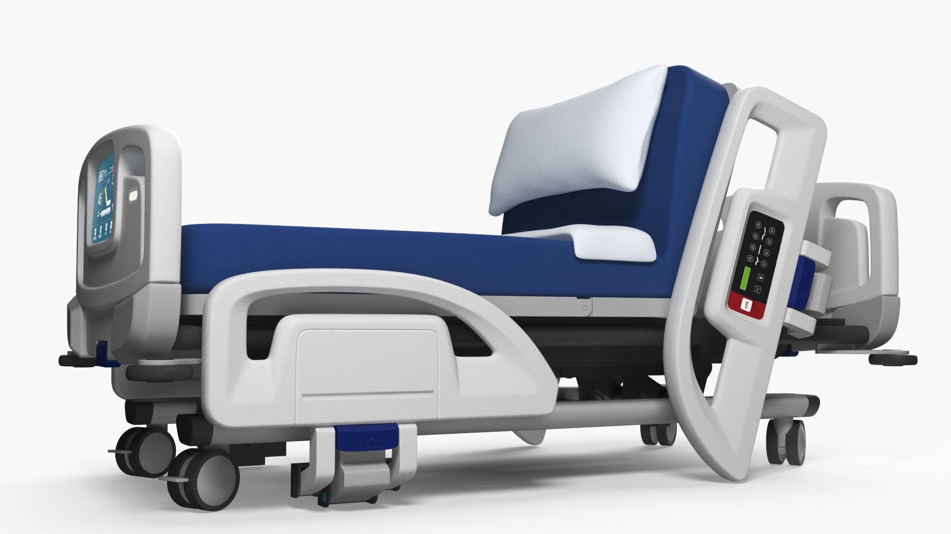 3D model Smart Hospital Bed Sitting Position
