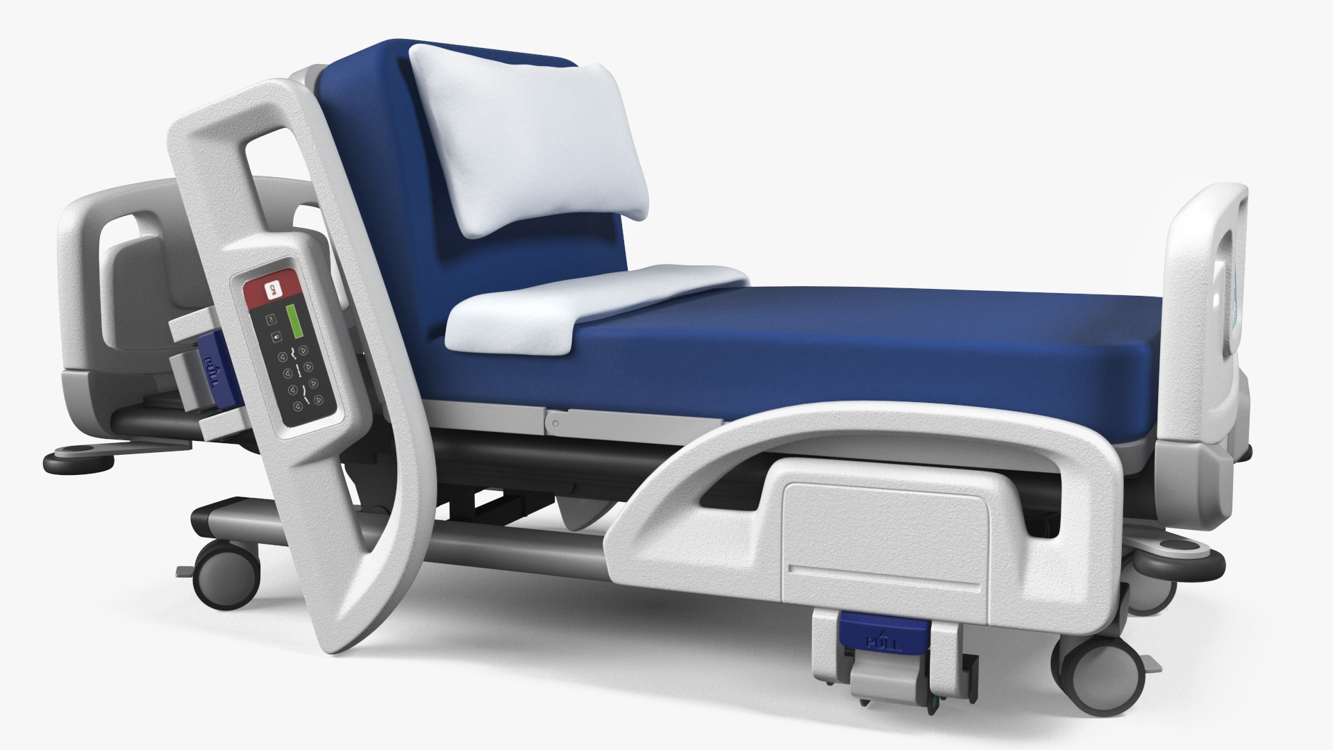 3D model Smart Hospital Bed Sitting Position