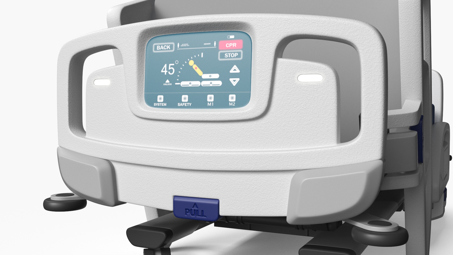 3D model Smart Hospital Bed Sitting Position