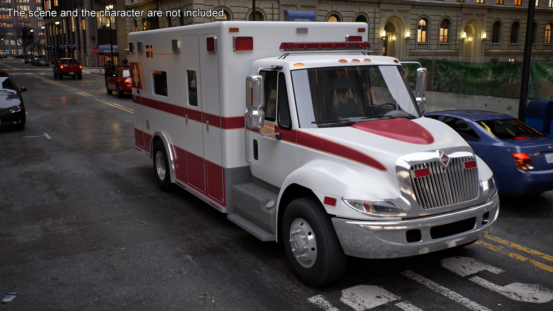 International Durastar Ambulance 3D