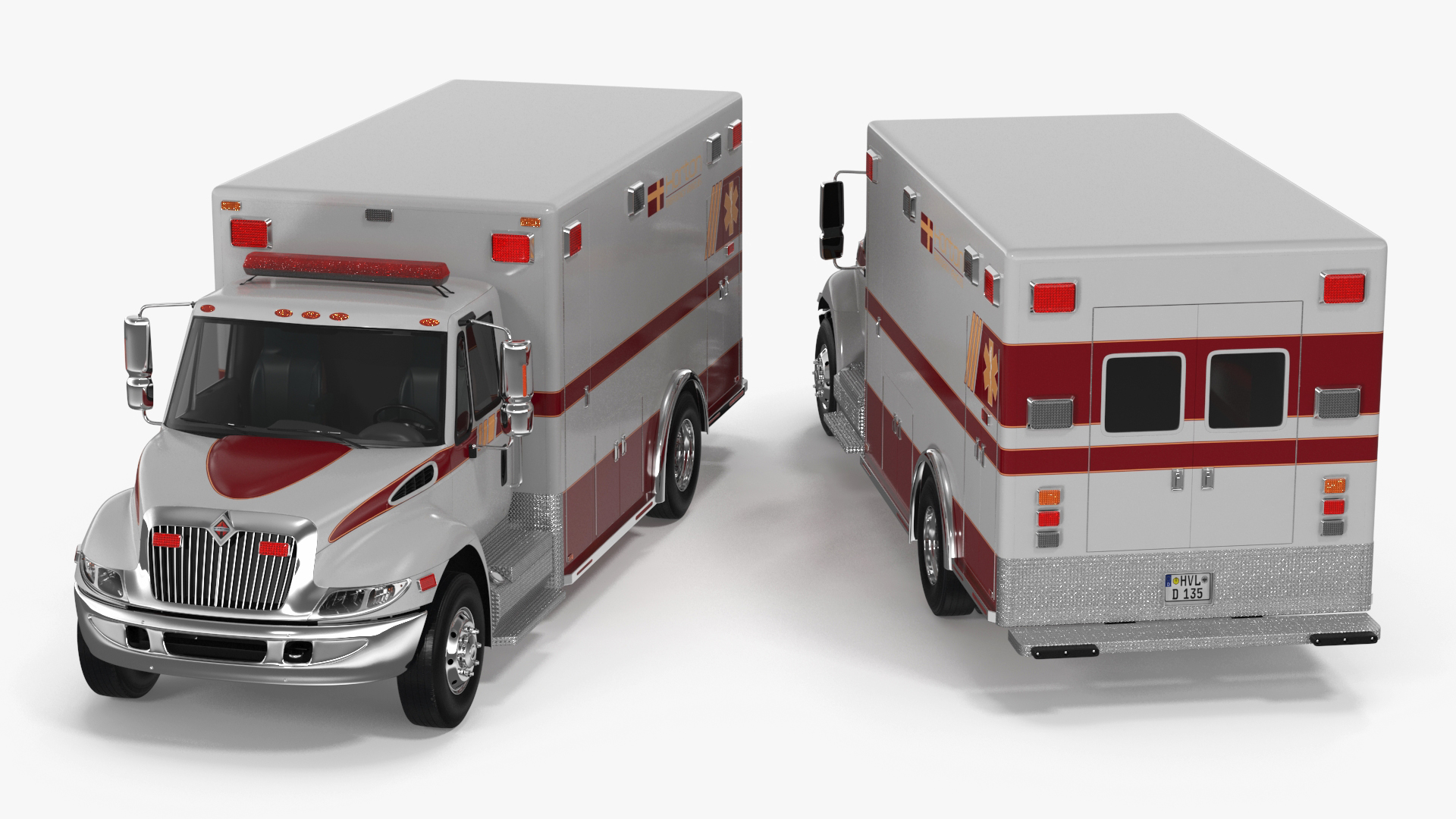 International Durastar Ambulance 3D