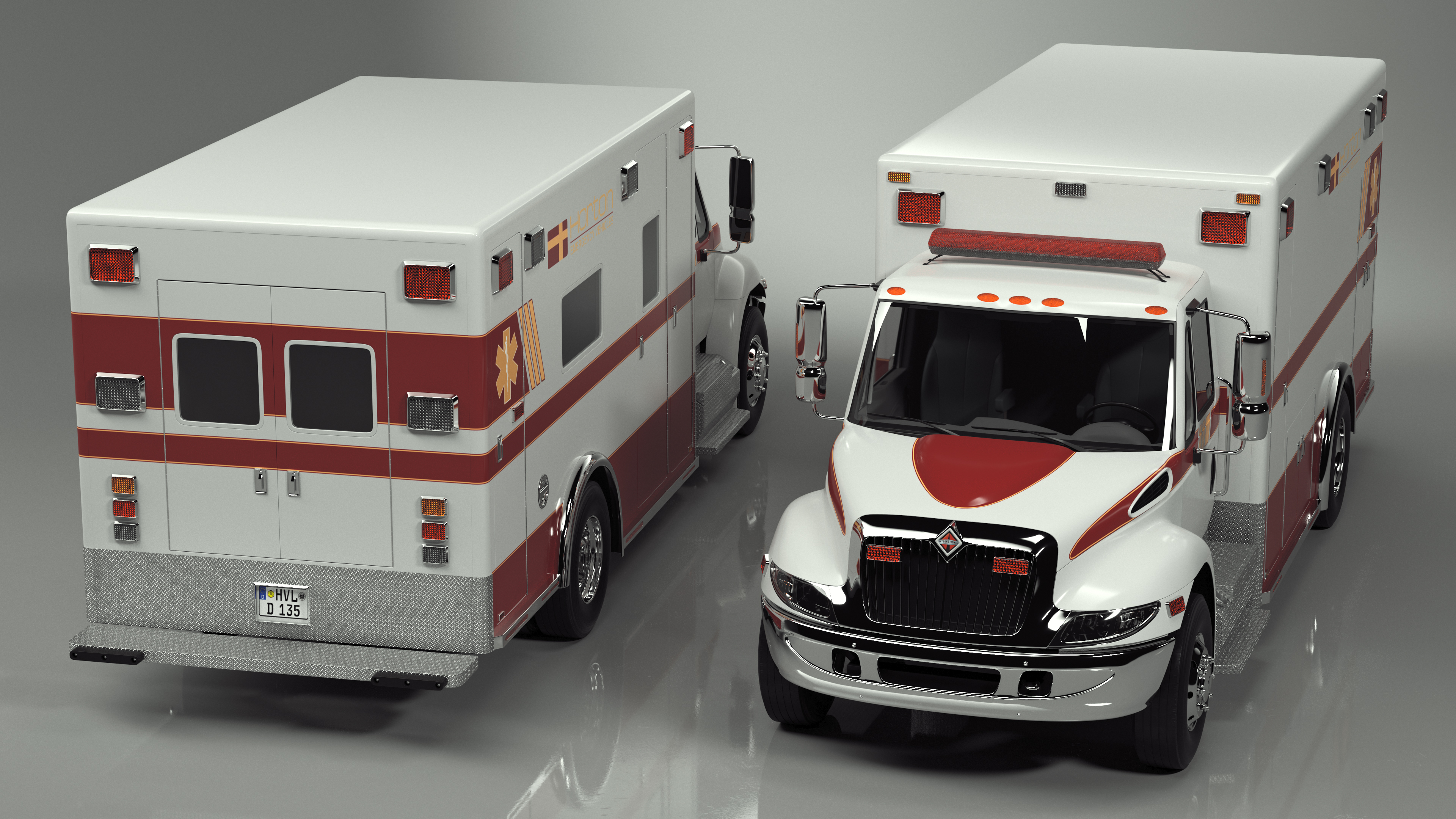 International Durastar Ambulance 3D