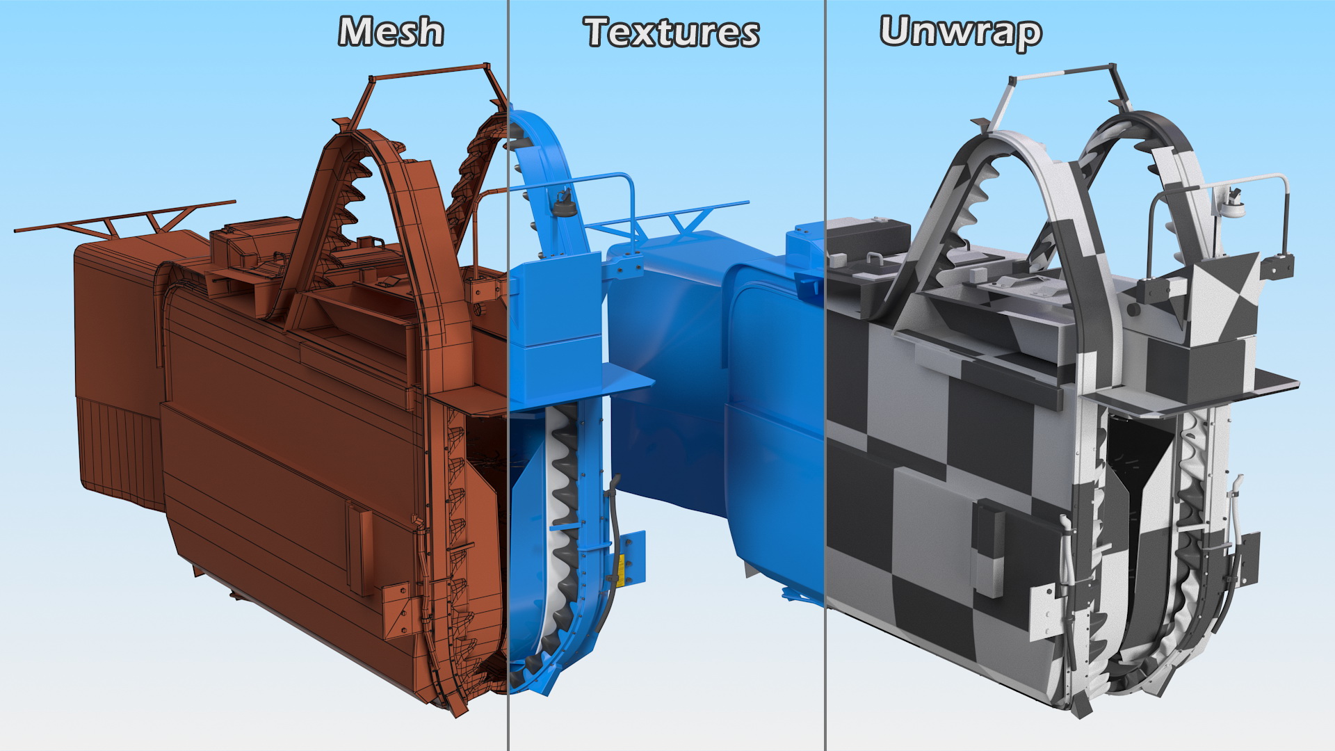 New Holland Braud 9090X Olive Harvester Machine 3D