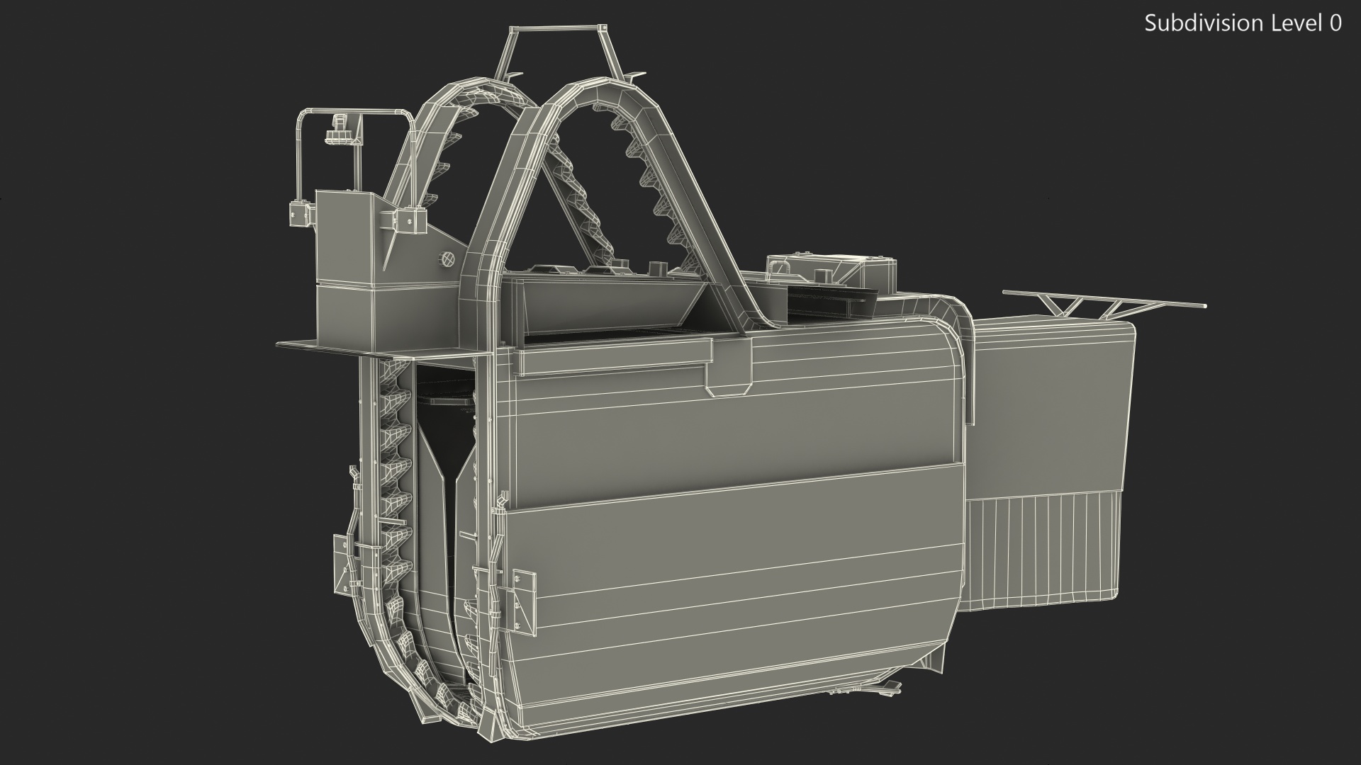 New Holland Braud 9090X Olive Harvester Machine 3D