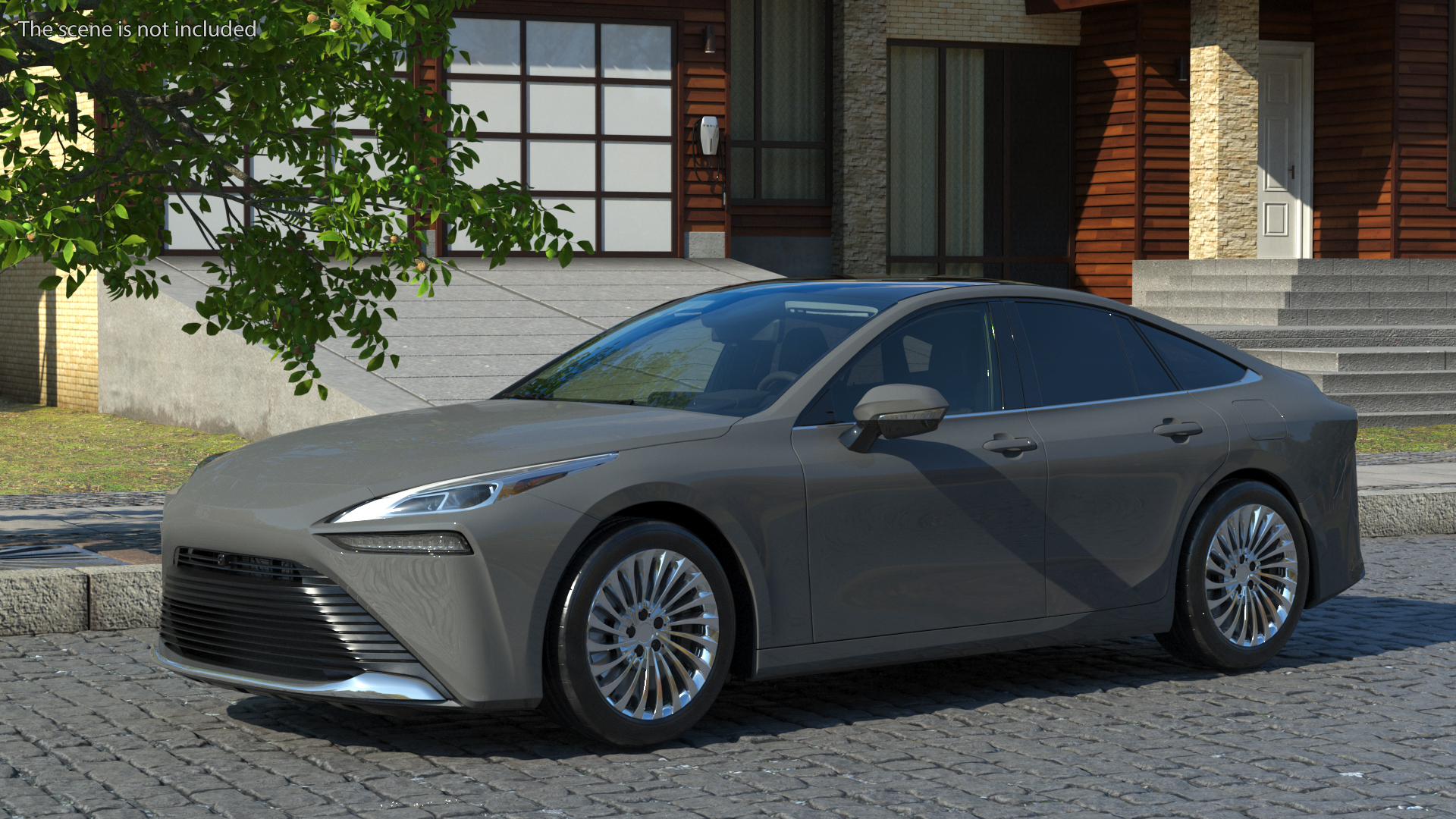 3D Hydrogen Fuel Cell Vehicle Fully Detailed