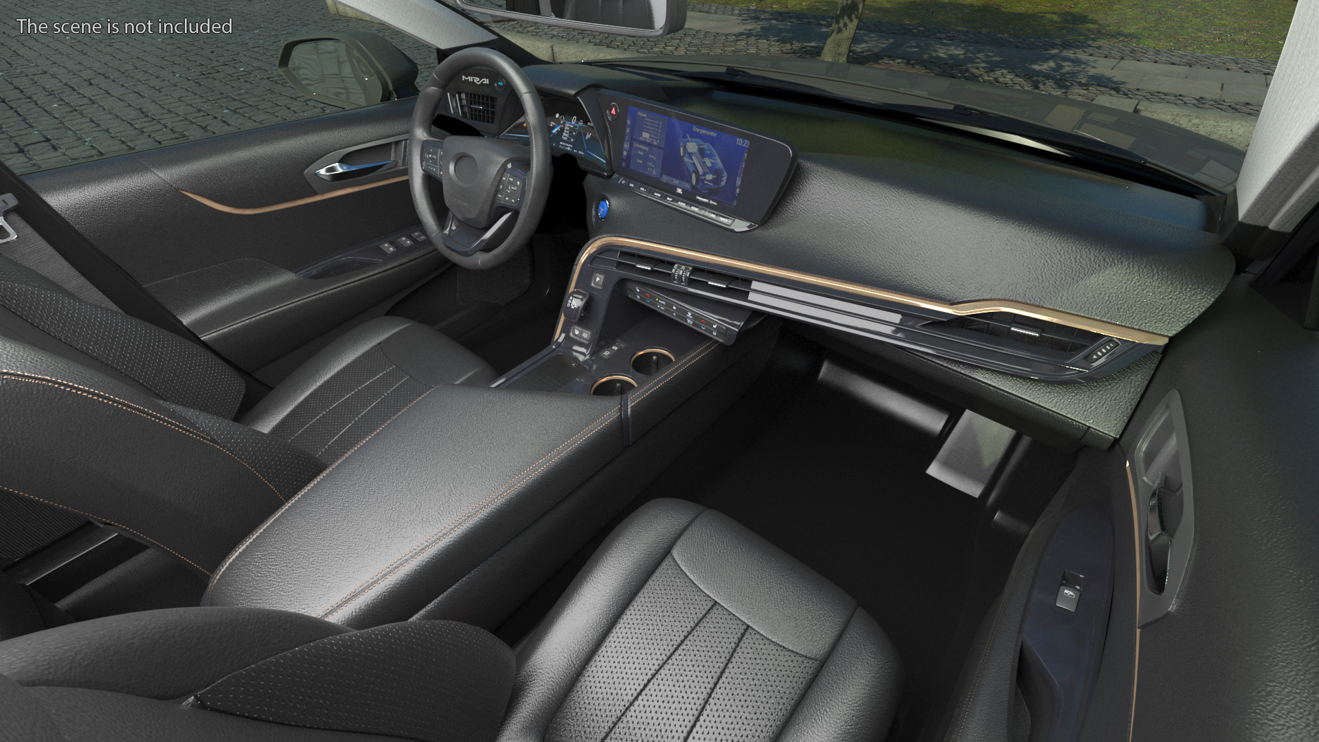 3D Hydrogen Fuel Cell Vehicle Fully Detailed