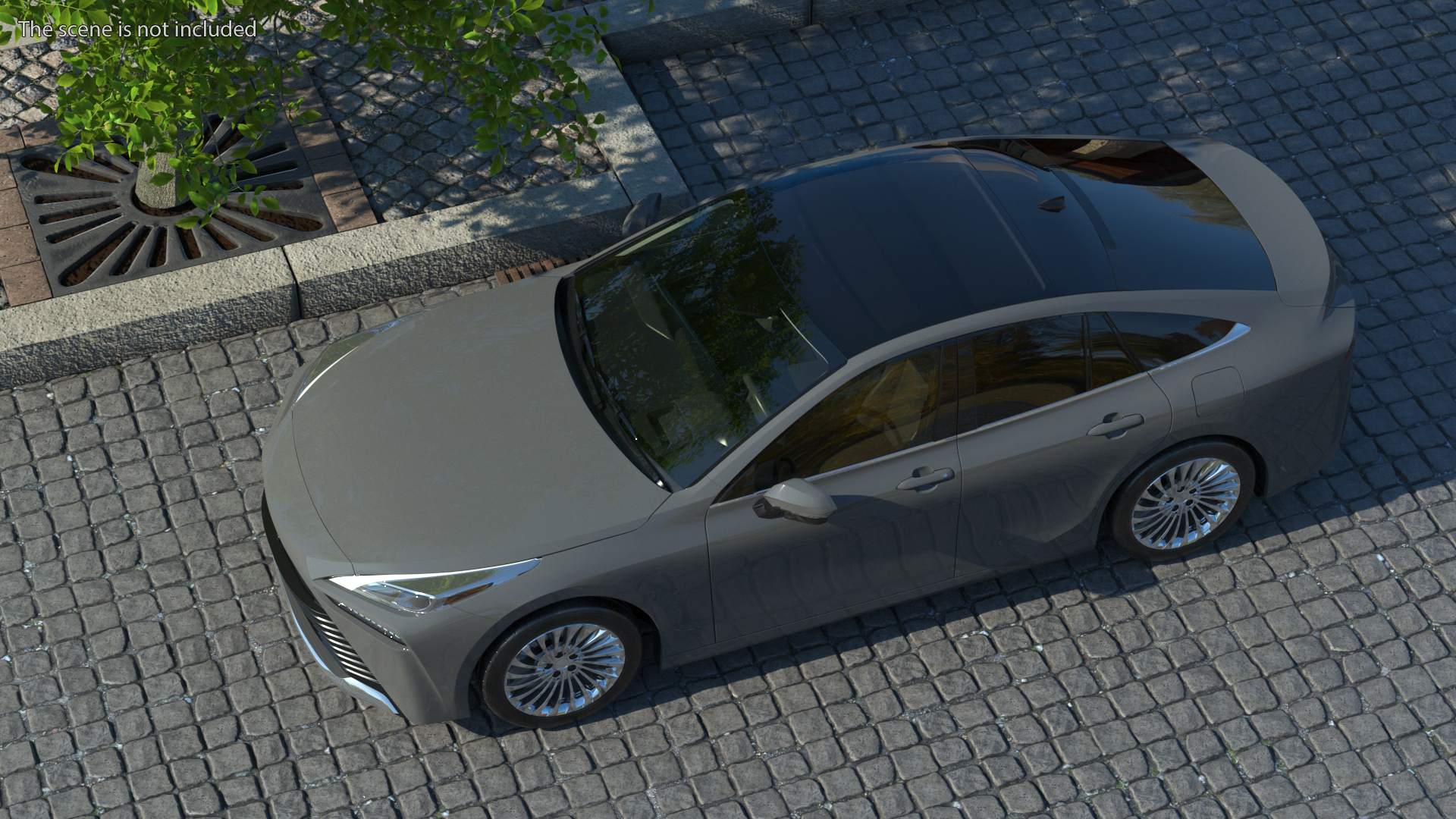 3D Hydrogen Fuel Cell Vehicle Fully Detailed