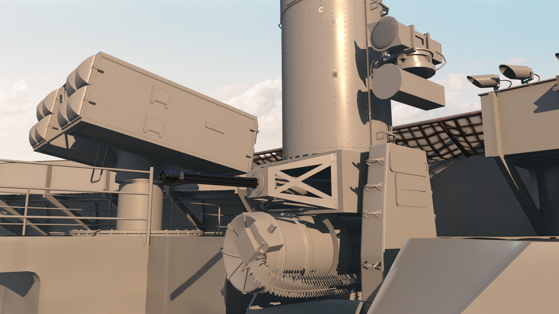 USS Gerald Ford Aircraft Carrier 3D