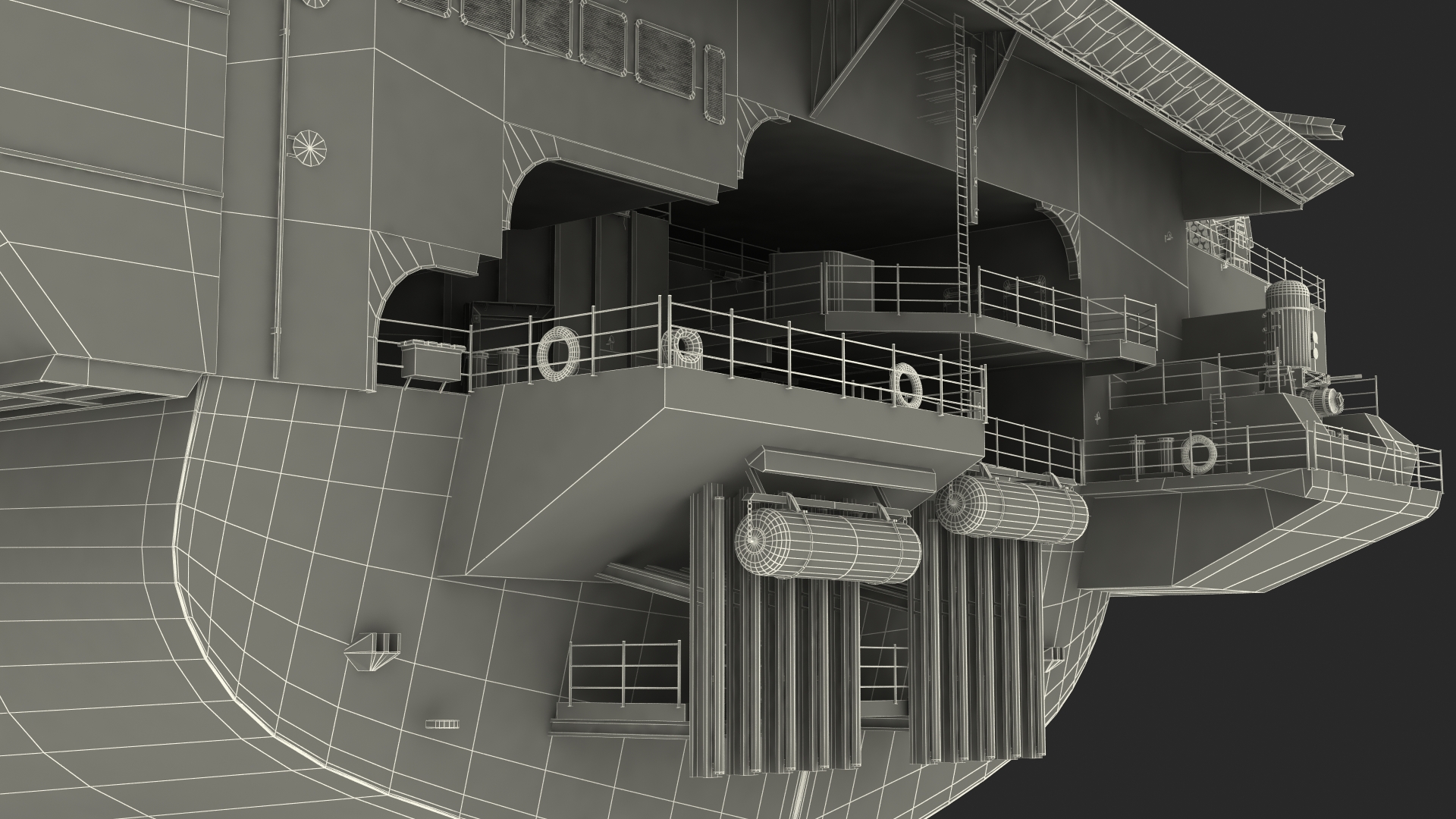 USS Gerald Ford Aircraft Carrier 3D