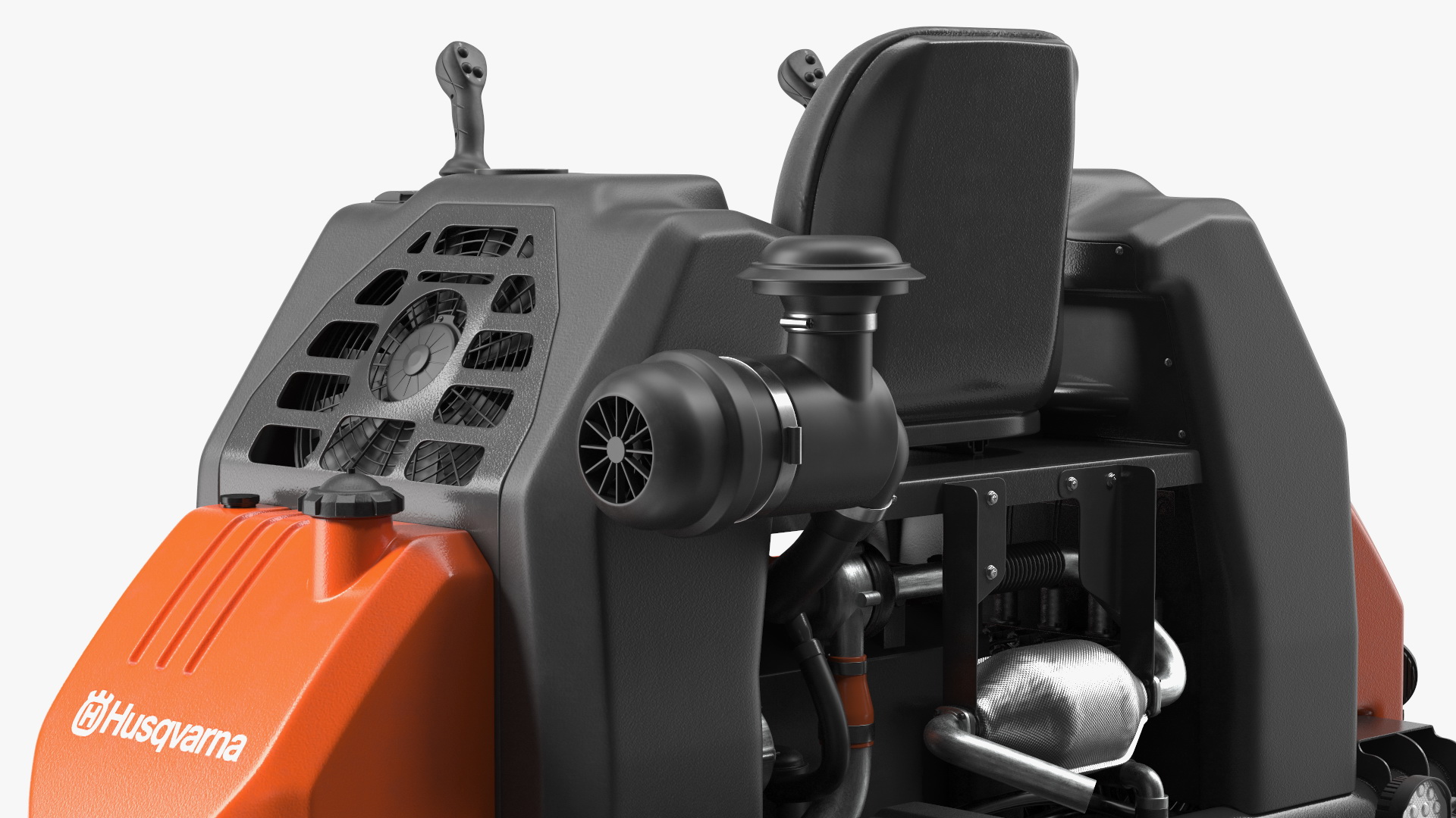 CRT 60X Power Trowel Husqvarna Rigged 3D