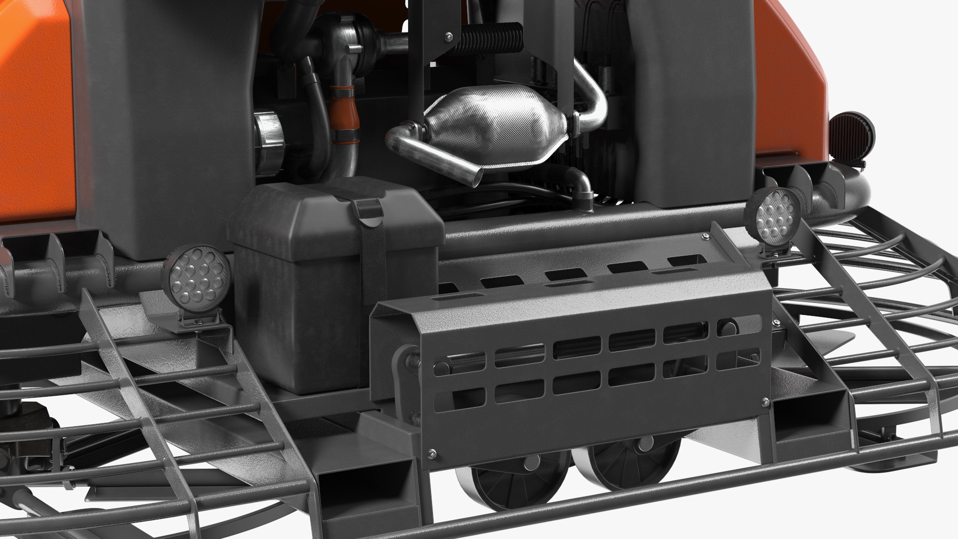 CRT 60X Power Trowel Husqvarna Rigged 3D