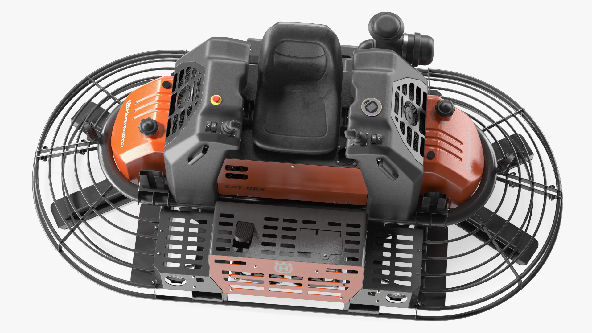 CRT 60X Power Trowel Husqvarna Rigged 3D