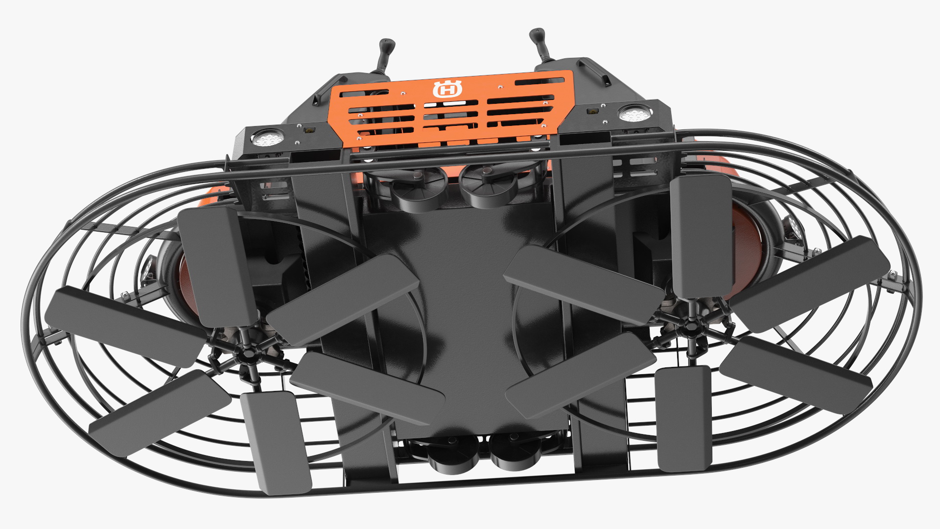 CRT 60X Power Trowel Husqvarna Rigged 3D