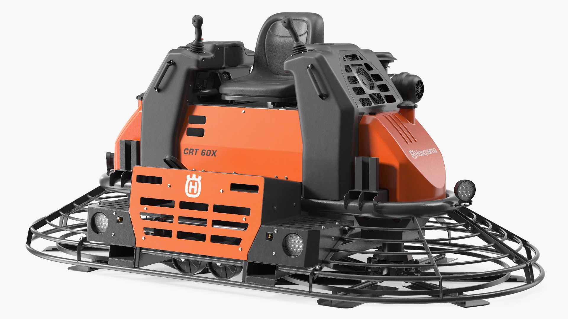 CRT 60X Power Trowel Husqvarna Rigged 3D