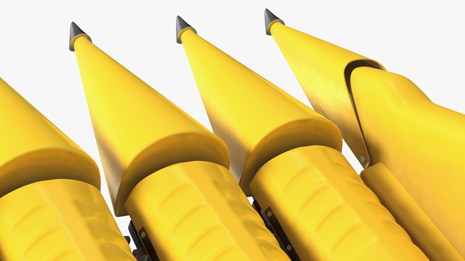 3D model Rigid Corn Header 12 Rows New Holland Agriculture 980CR