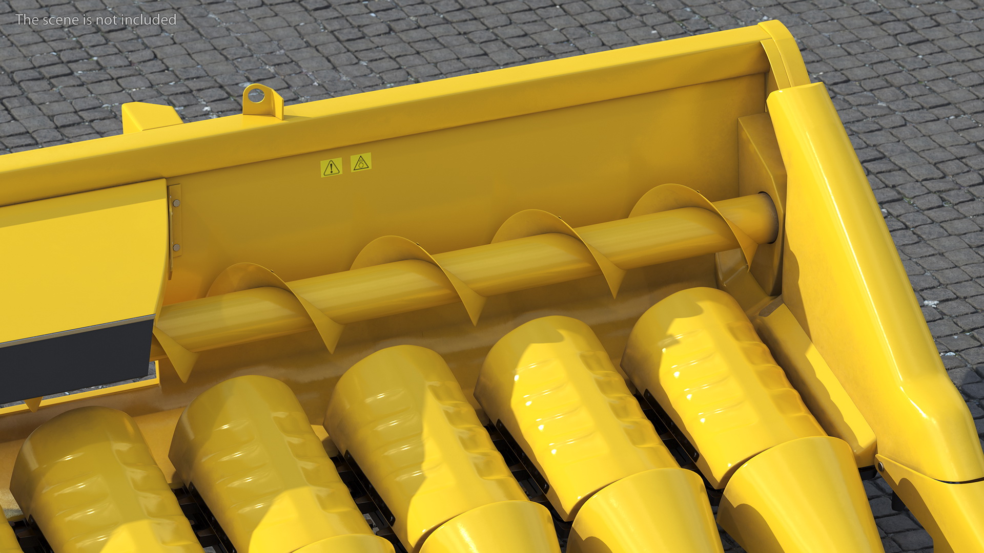 3D model Rigid Corn Header 12 Rows New Holland Agriculture 980CR