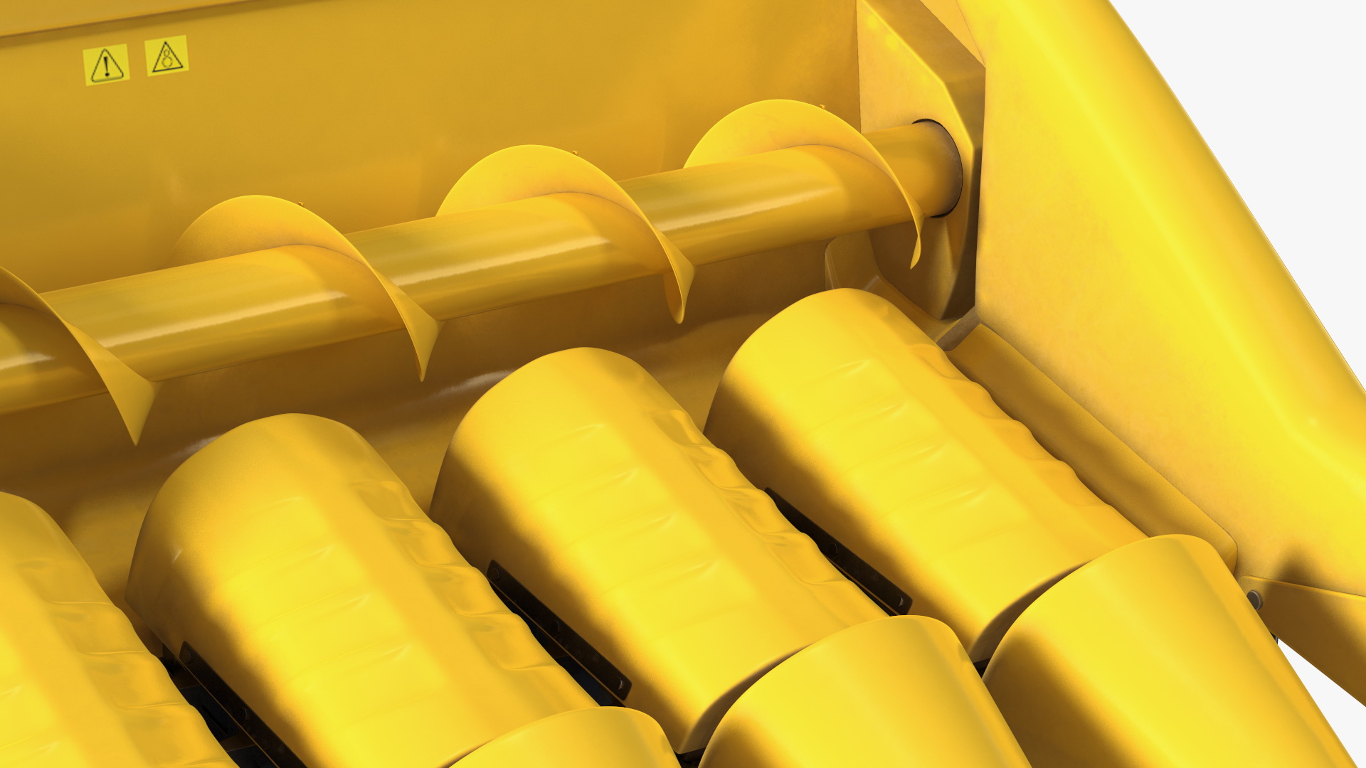 3D model Rigid Corn Header 12 Rows New Holland Agriculture 980CR