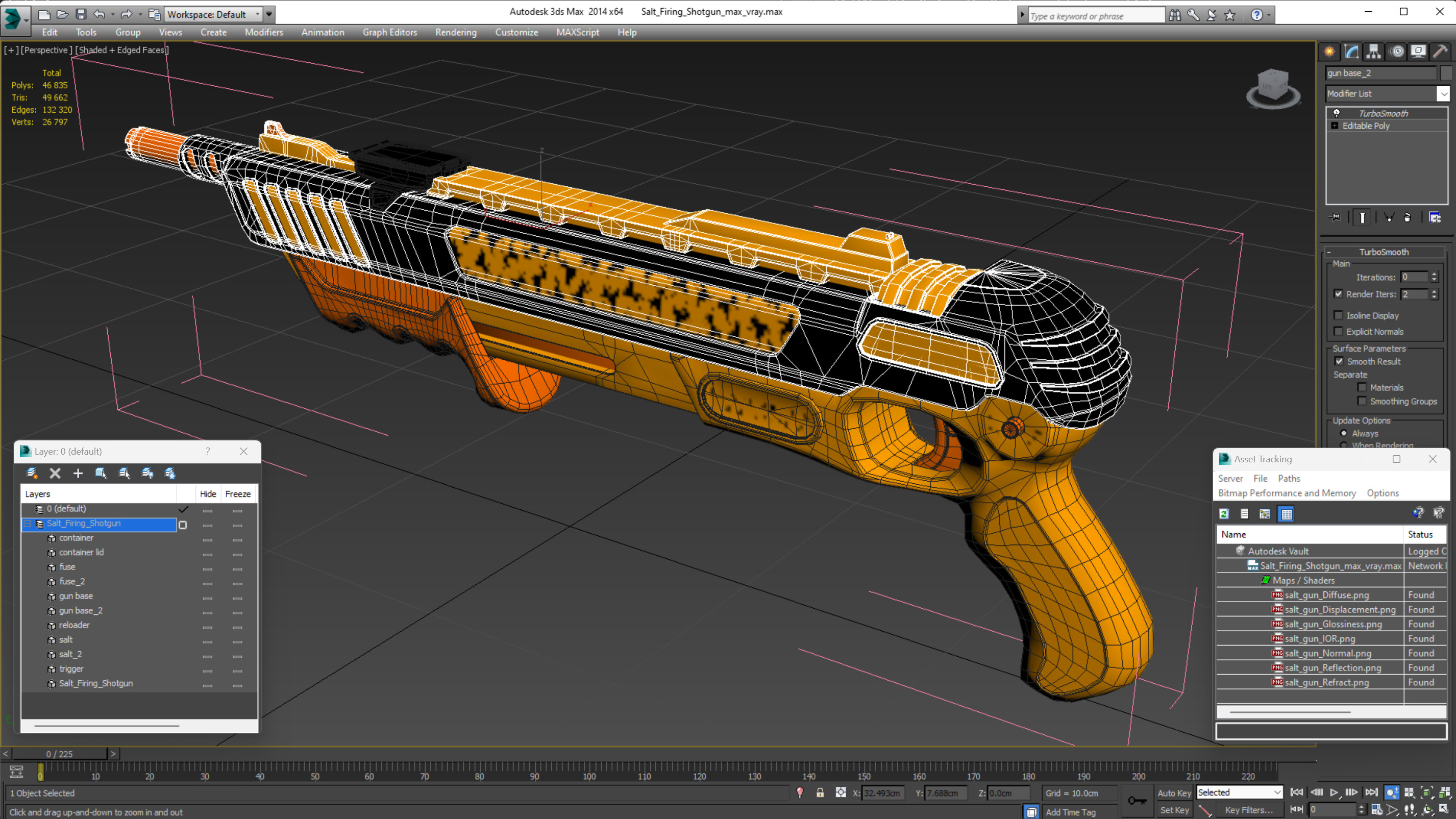 Salt Firing Shotgun 3D model
