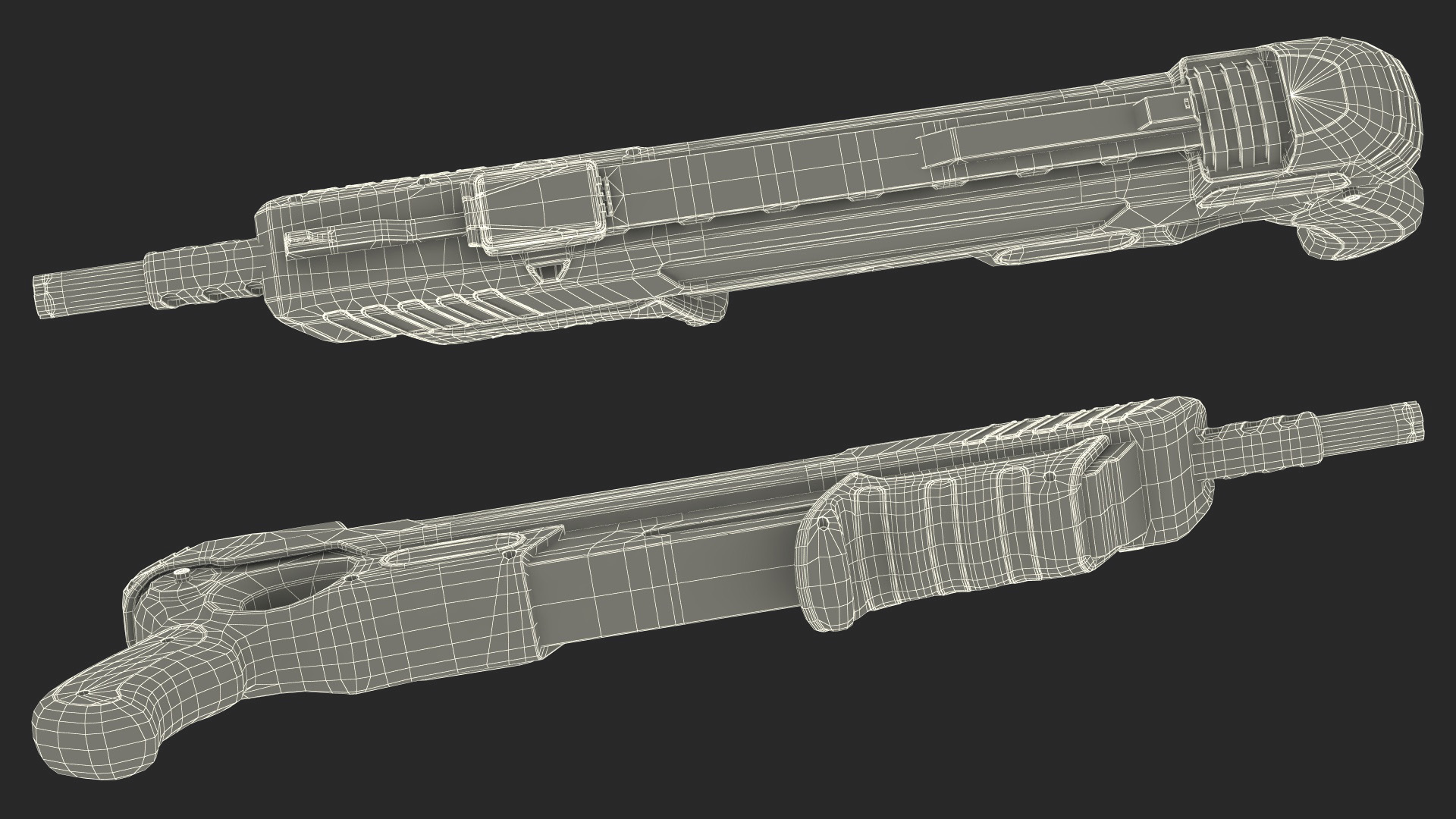 Salt Firing Shotgun 3D model