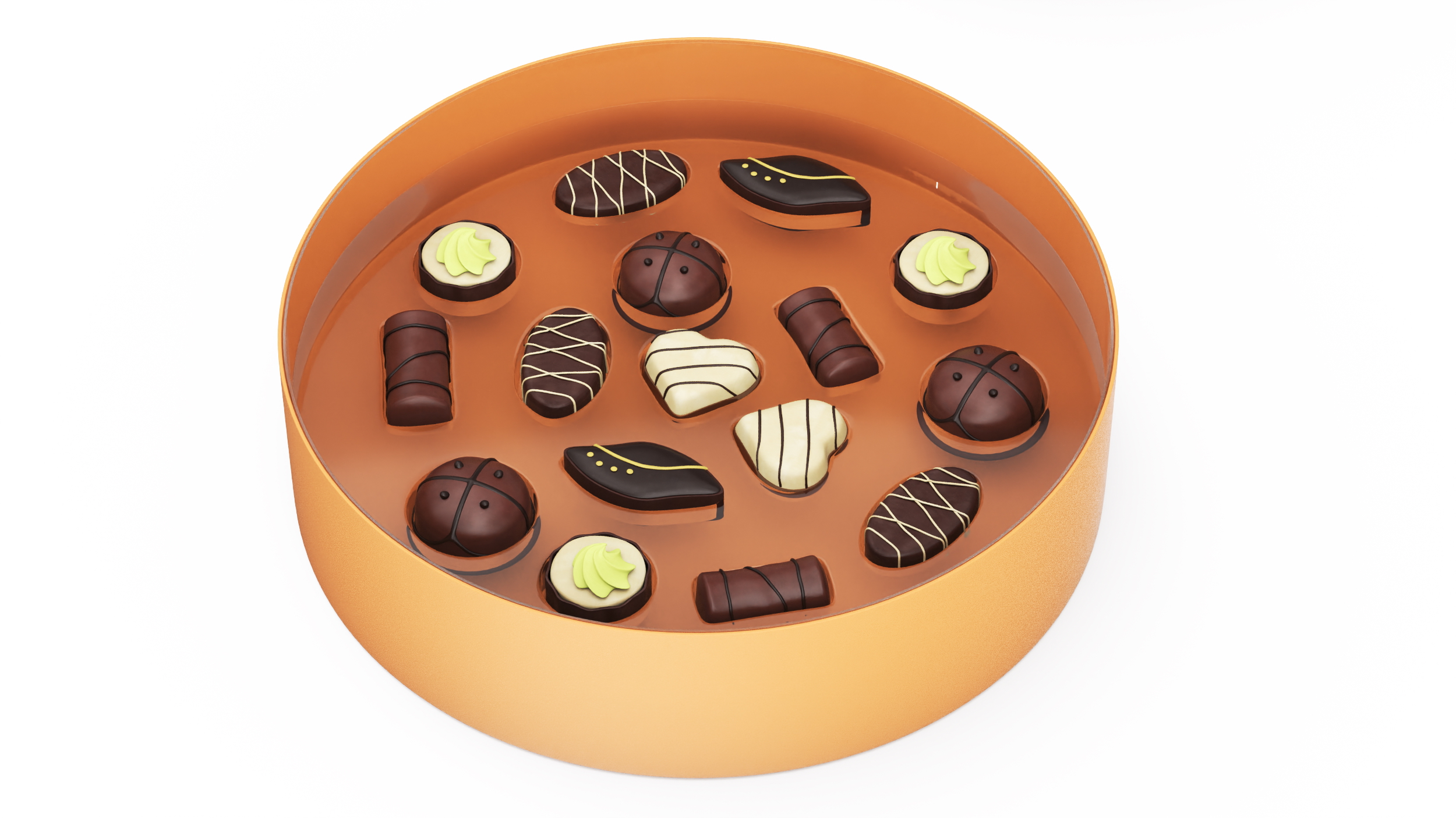 Box of Ethel M Chocolate 3D model