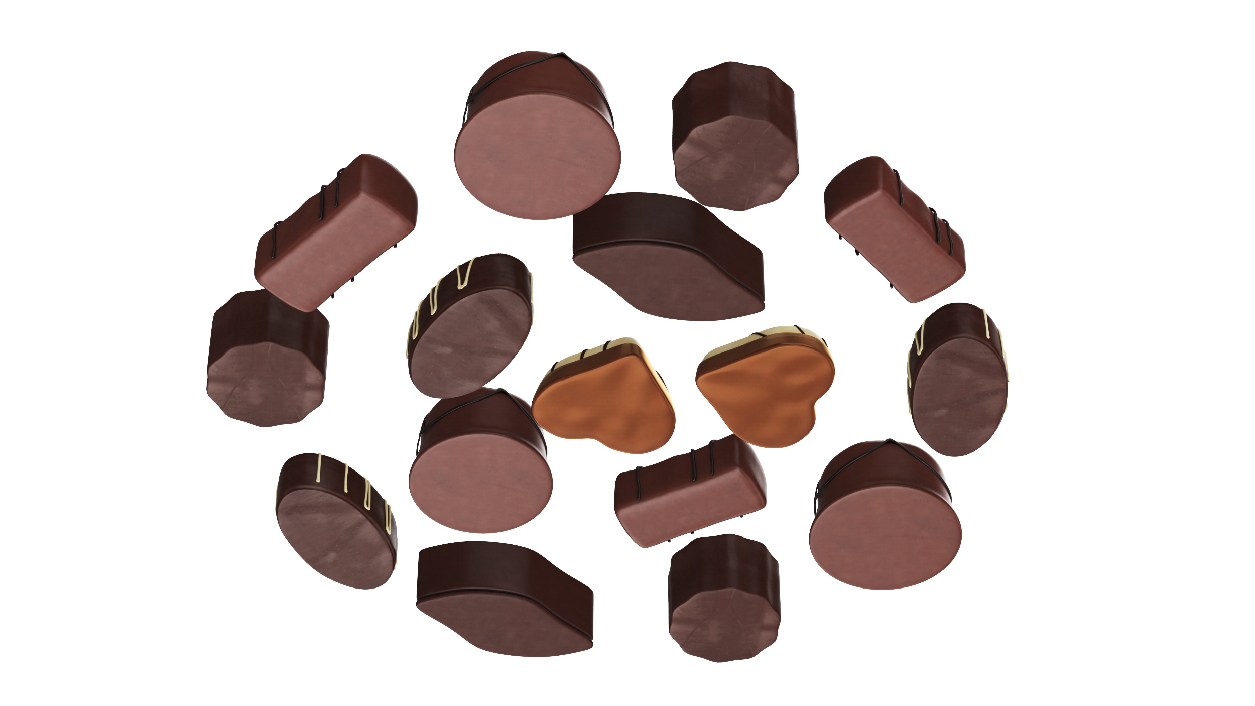 Box of Ethel M Chocolate 3D model