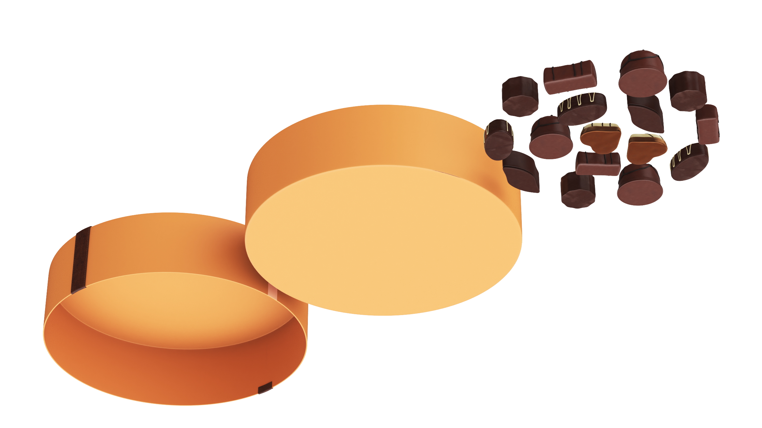 Box of Ethel M Chocolate 3D model
