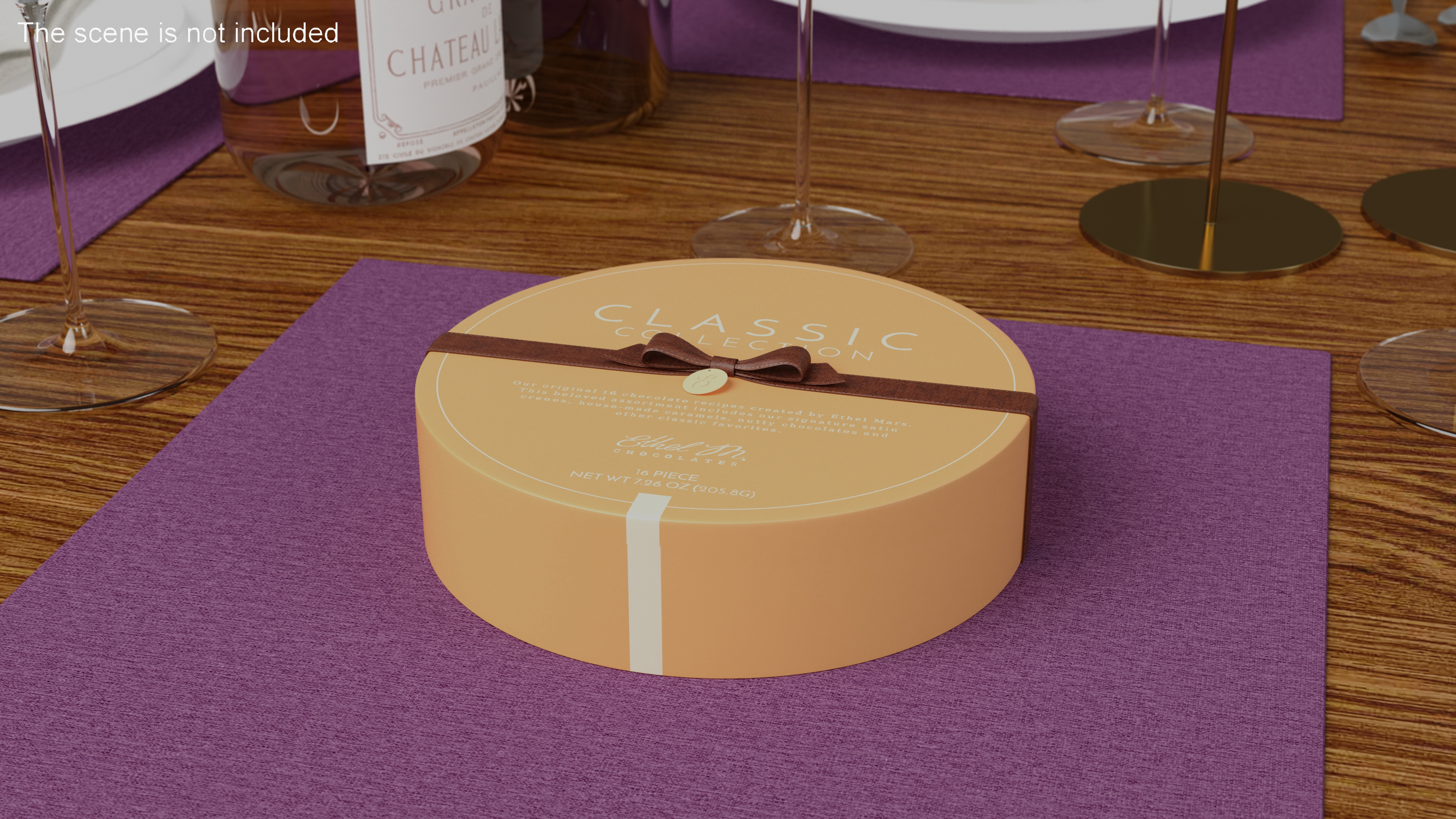 Box of Ethel M Chocolate 3D model