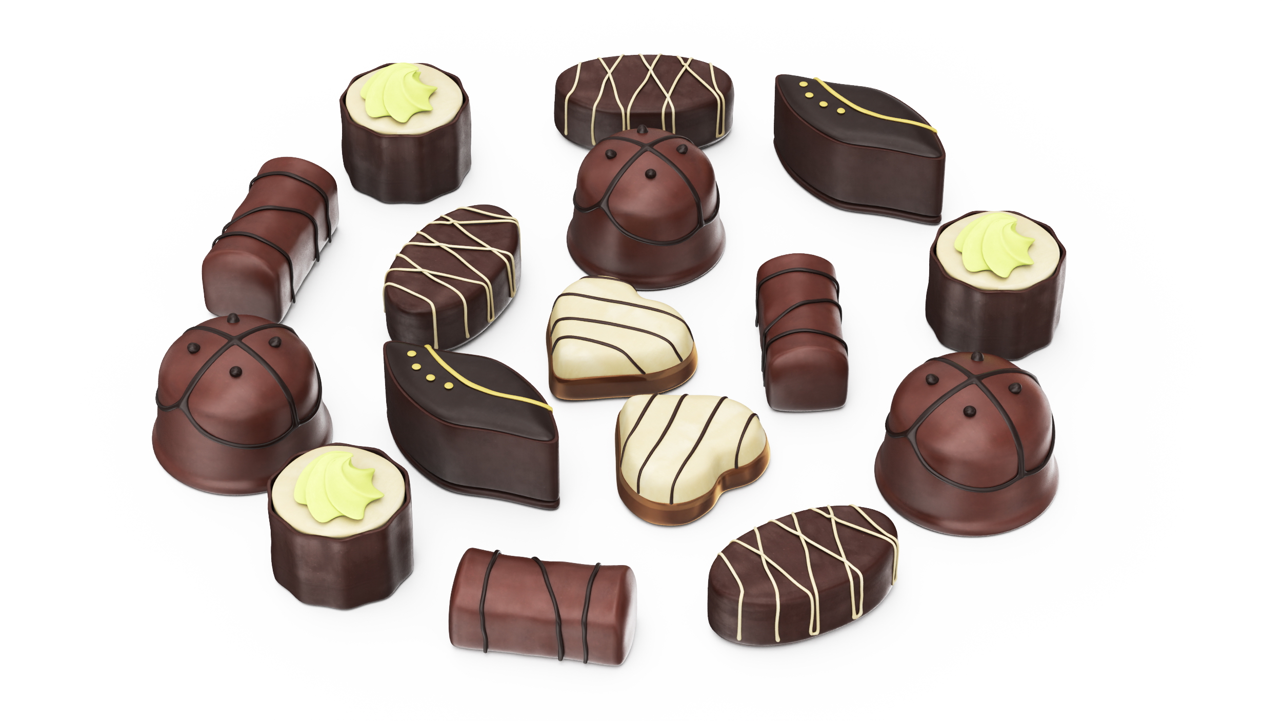 Box of Ethel M Chocolate 3D model