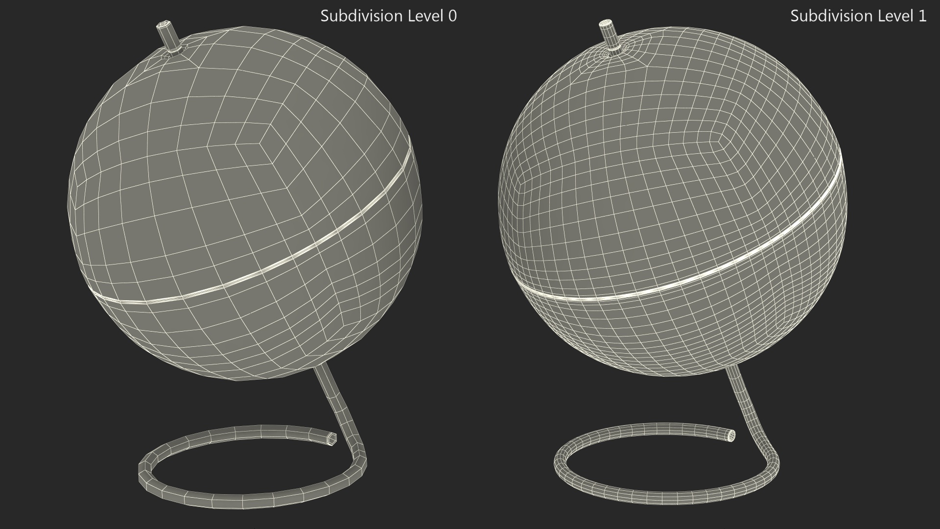 3D World Travel Cork Globe model