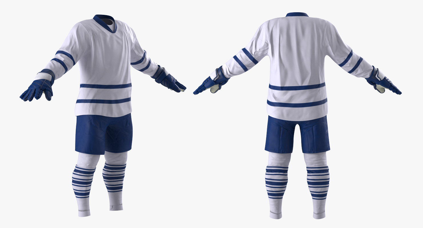 3D model Hockey Player Generic 4 Rigged