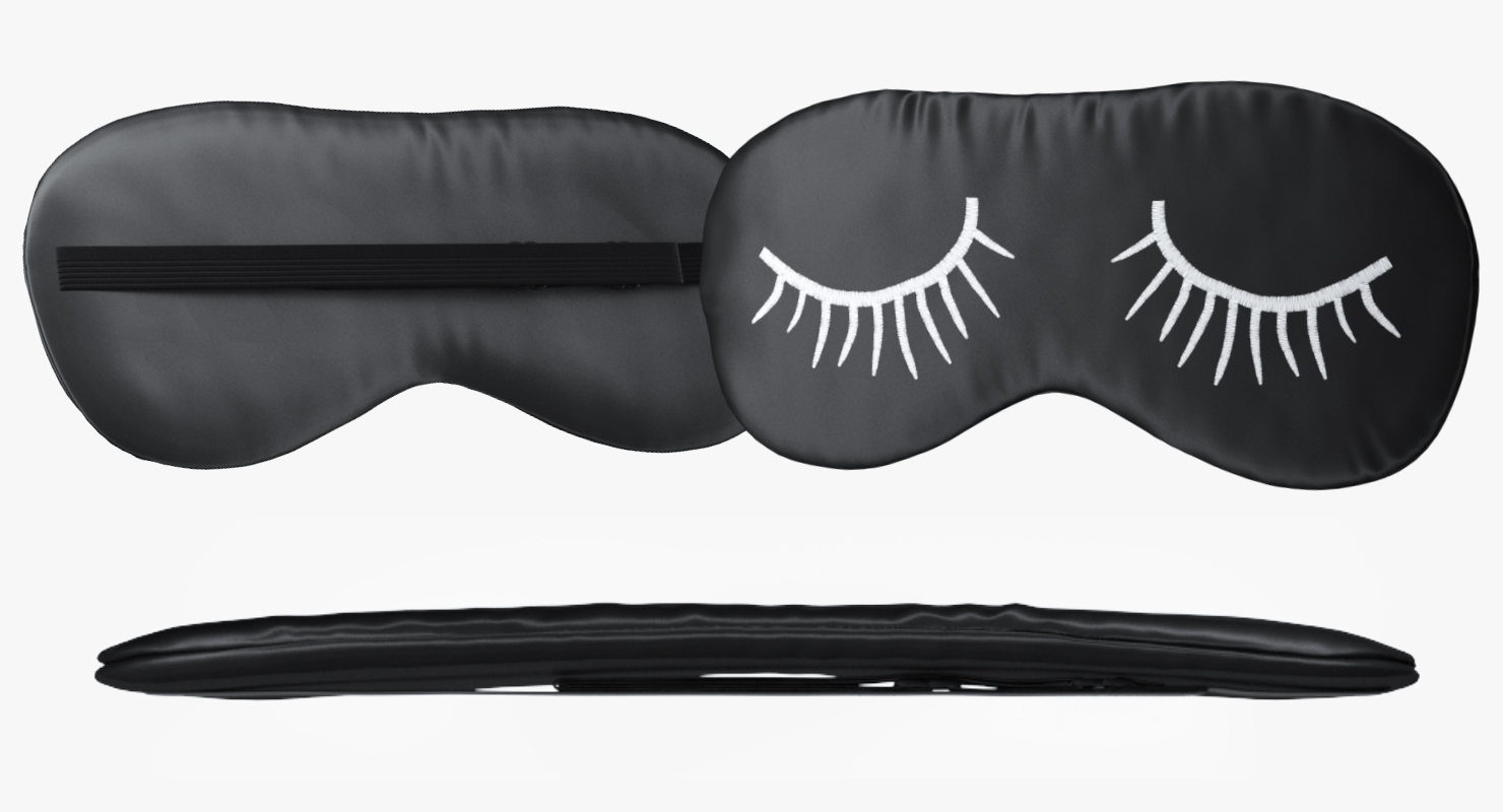 3D model Folded Eyelashes Sleeping Mask
