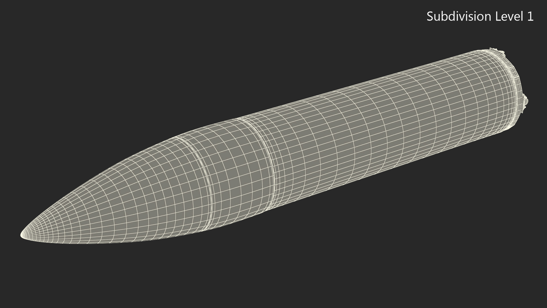 3D Guidance Section SM6 Missile model