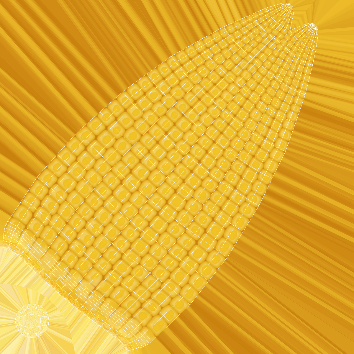 Baby Corn 3D model