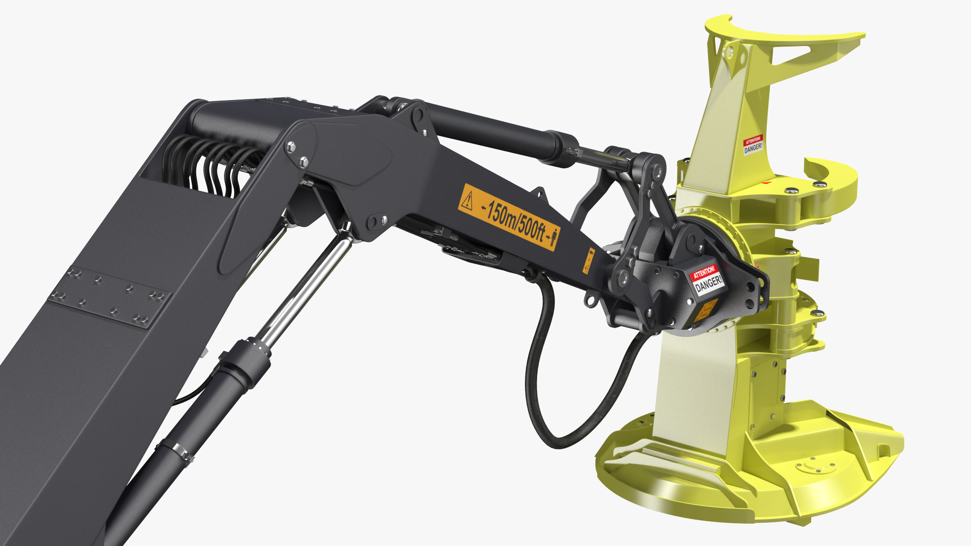 3D model Tracked Feller Buncher Generic