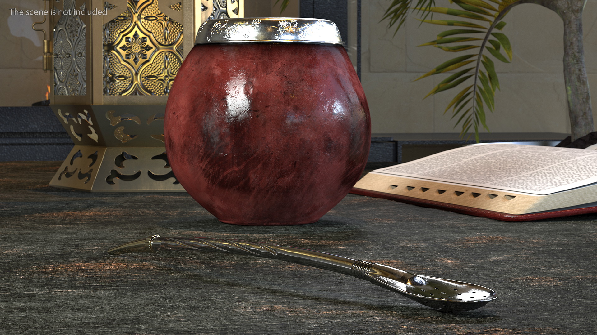 Yerba Mate Bombilla 3D model